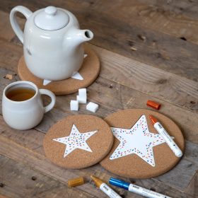 I AM CREATIVE Korkuntersetzer Stern 5000.44 braun 20cm