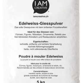 I AM CREATIVE Edelweiss Giesspulver 900105 weiss 5 kg