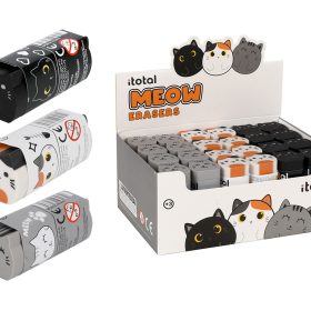 I-TOTAL Radiergummi 2.3x6cm XL1804B Cat, assortiert