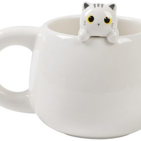 I-TOTAL Tasse 450ml XL2525A White Cat