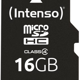 INTENSO micro SDHC Card Class 4 16GB 3403470 incl. SD Adapter