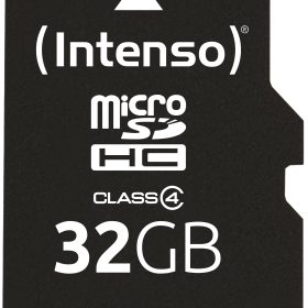 INTENSO micro SDHC Card Class 4 32GB 3403480 incl. SD Adapter