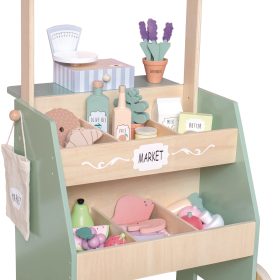 JABADABADO Marktstand W7268 Lebensmittel 40x40x79cm