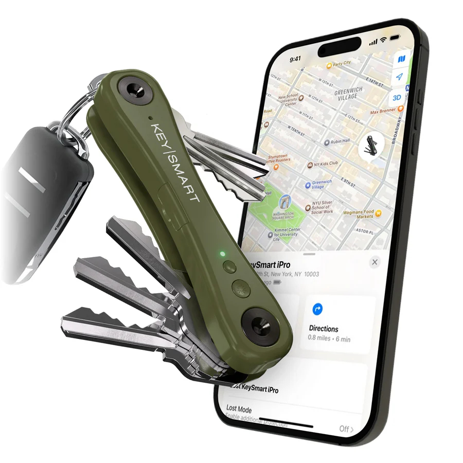 KEYSMART-KS431-GRN-V3-0810024058679 KEYSMART iPro V3 KS431-GRN-V3 Apple Find My, Green – Bild 1
