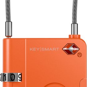 KEYSMART SmartLock KS520-ORG TSA Approved Find My Lock Or.