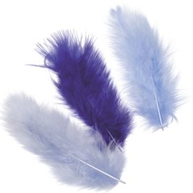 KNORR PRANDELL Marabufedern 10cm 216619935 blau 15 Stück