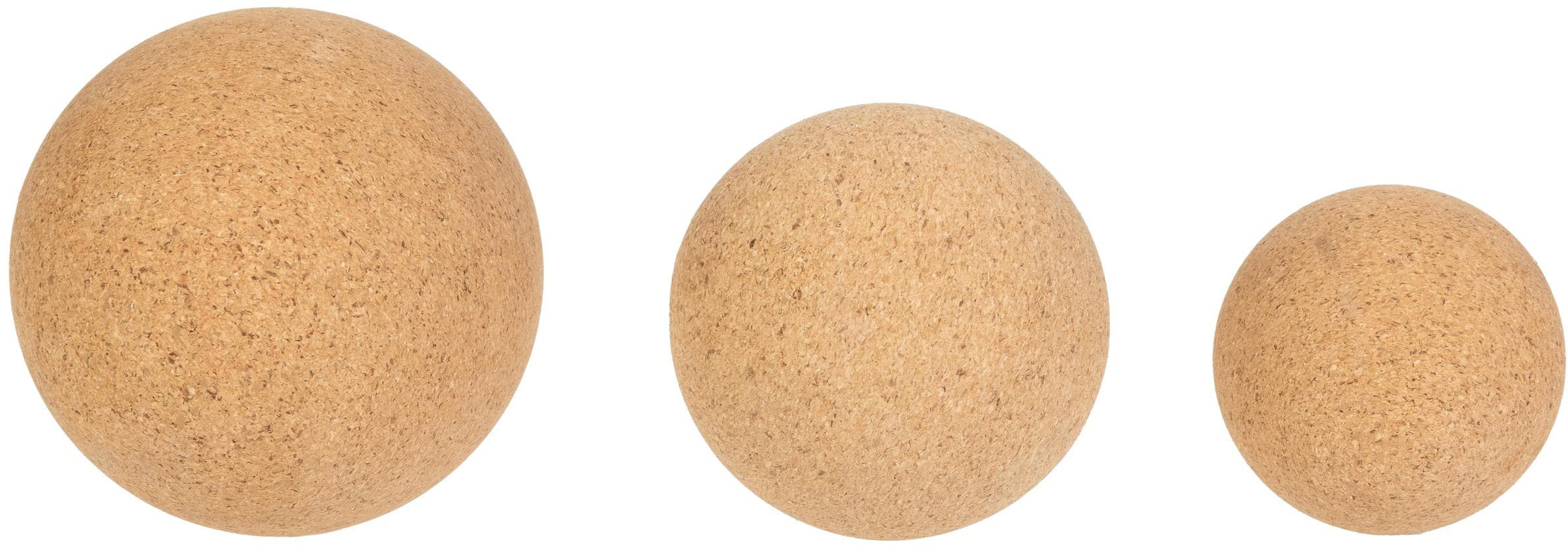 KOOR-F01638-7613081116329 KOOR Faszientrainingsbälle 3-teilig F01638 aus Kork – Bild 1