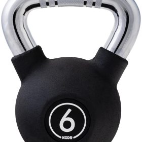 KOOR Kettlebell 6kg F02630 schwarz