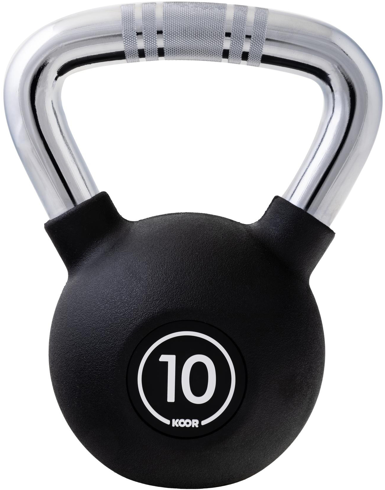 KOOR-F02632-7613081128964 KOOR Kettlebell 10kg F02632 schwarz – Bild 1