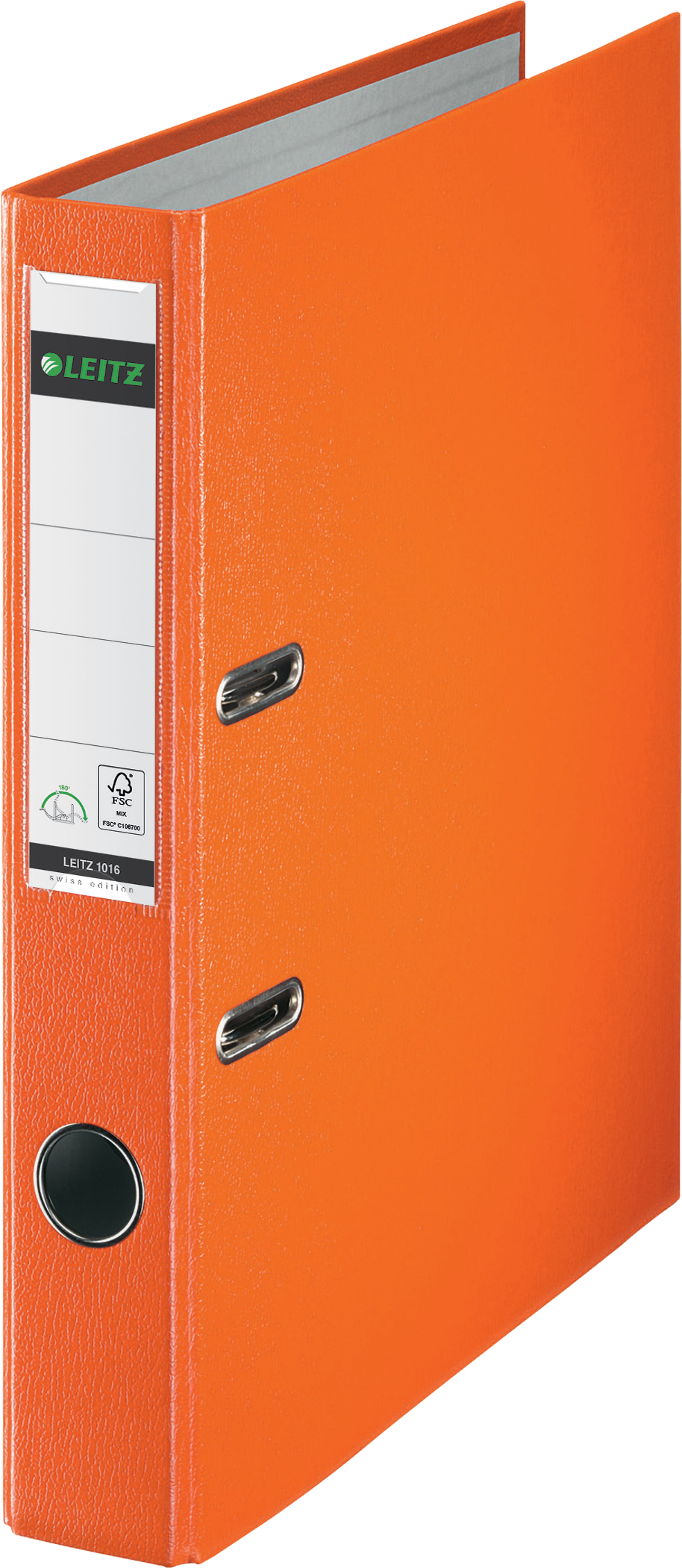 LEITZ-10165045-4002432365074 LEITZ Ordner Swiss Edit. 180° 5.2cm 10165045 orange A4 – Bild 1