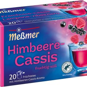 MESSMER Himbeere Cassis 10023902 Beutel 2.5g, 20 Stk.