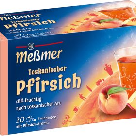 MESSMER Toskanischer Pfirsich 10568900 Beutel 2.5g, 20 Stk.
