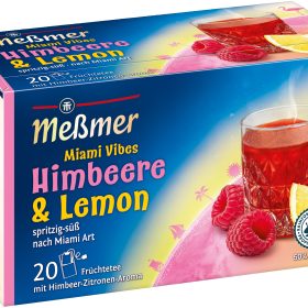 MESSMER Miami Vibes Himbeer-Lemon 10703800 Beutel 2.5g, 20 Stk.