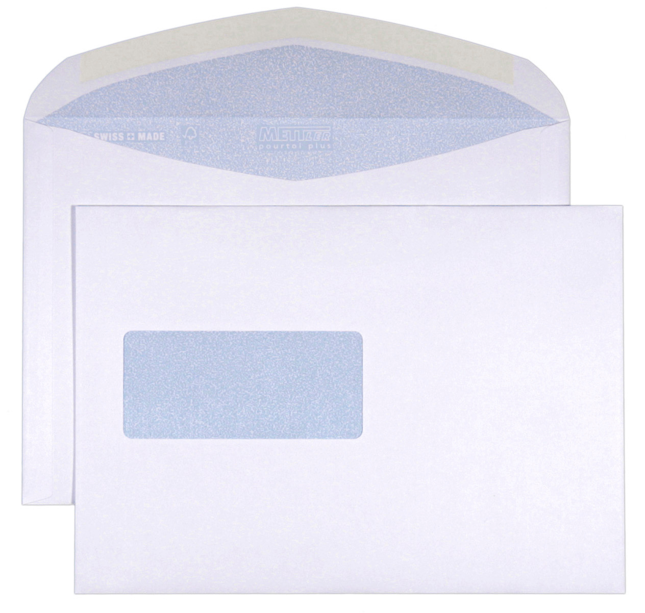 METTLER-8075-SA-7640126060736 METTLER Couvert Fenster links C5 8075-SA 100g, ultraweiss 500 Stk. – Bild 1