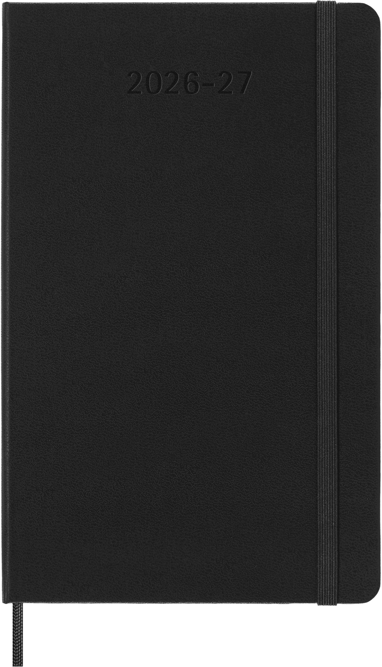 MOLESKINE-DHB18WH3Y27-8056999279929 MOLESKINE Wochenkalender 26/27 DHB18WH3Y27 18M HC schwarz 13x21cm – Bild 1