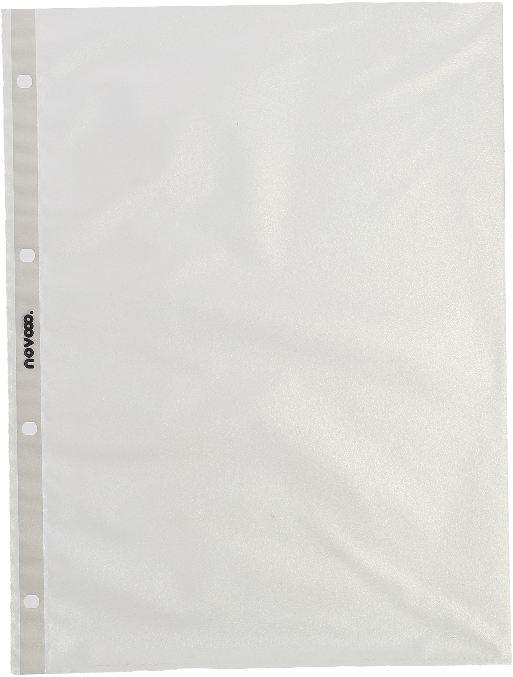 NOVOOO-070-5449-023-9010729094335 NOVOOO Zeigetasche PP 80my A4 070-5449-023 transparent, genarbt 100 Stk. – Bild 1