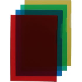 NOVOOO Pro Sichtmappen 120 my A4 400208300 assortiert, genarbt 100 Stück