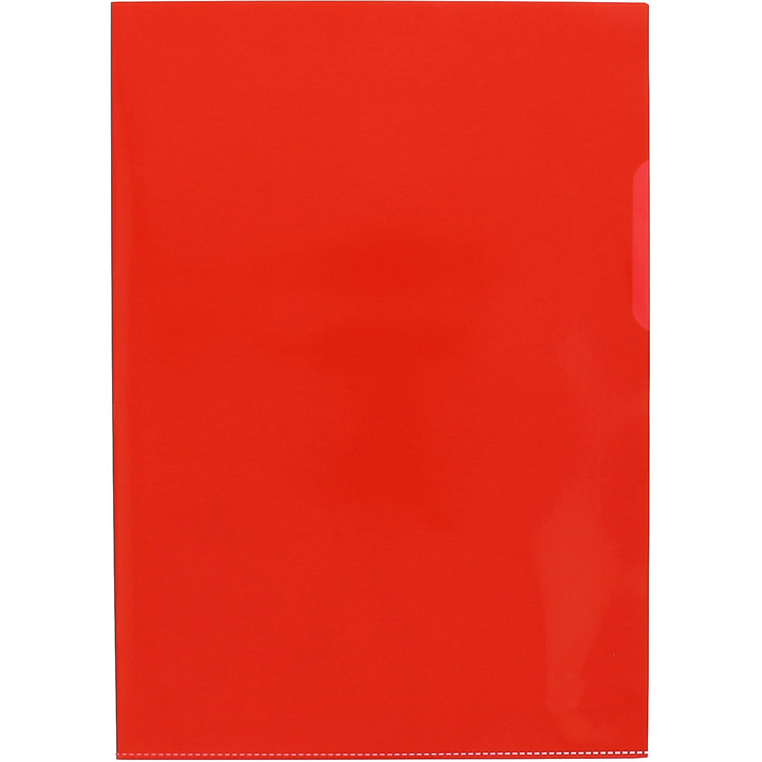 NOVOOO-400208305-9010729131511 NOVOOO Pro Sichtmappen 140 my A4 400208305 rot, glatt 100 Stück – Bild 1