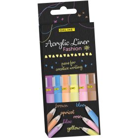 ONLINE Acryl Liner Set 18632/6 Fashion 6 Stück