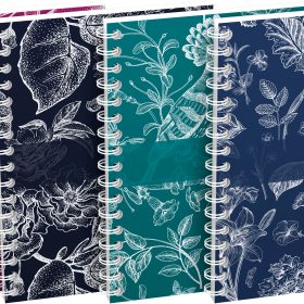 OXFORD Spiralheft Romance A6 400187853 ass. kariert 50 Blatt