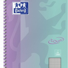 OXFORD Spiralheft Touch B5 400206956 ass. dots 80 Blatt