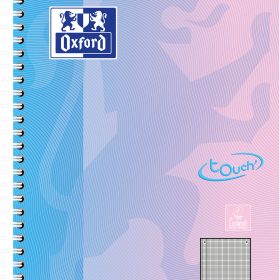 OXFORD Spiralheft Touch B5 400206991 ass. kariert 80 Blatt