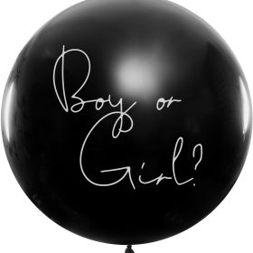 PARTYDECO Ballon 100cm BG36-2-C Gender Reveal-Boy