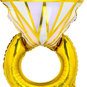 PARTYDECO Folienballon 60x95cm FB103 Ring