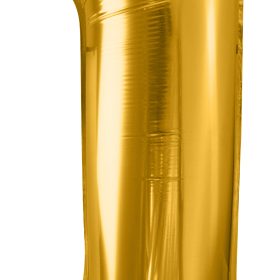 PARTYDECO Folienballon Ziffer 1 86cm FB1M-1-019 gold
