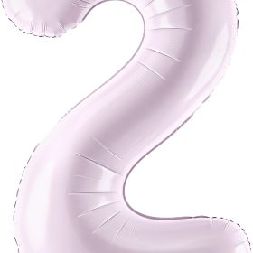 PARTYDECO Folienballon Ziffer 2 72cm FB230G-2-014 lila
