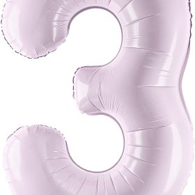 PARTYDECO Folienballon Ziffer 3 72cm FB230G-3-014 lila