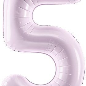 PARTYDECO Folienballon Ziffer 5 72cm FB230G-5-014 lila
