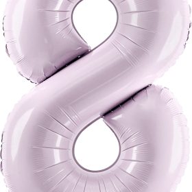 PARTYDECO Folienballon Ziffer 8 72cm FB230G-8-014 lila