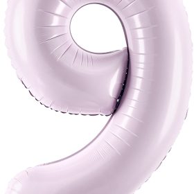 PARTYDECO Folienballon Ziffer 9 72cm FB230G-9-014 lila