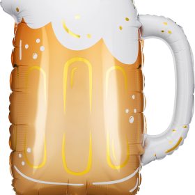 PARTYDECO Folienballon 54cm FB232 Bier