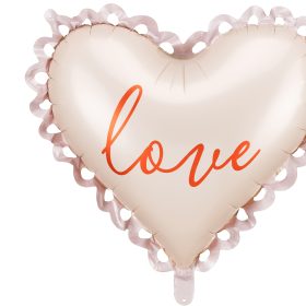 PARTYDECO Folienballon 50x47cm FB261 Herz