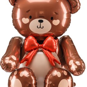 PARTYDECO Folienballon 84cm FB262 Teddybär stehend