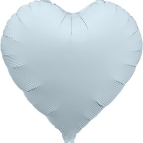 PARTYDECO Folienballon 35cm FB9T-093 Herz hellblau