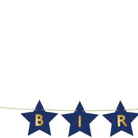 PARTYDECO Girlande Happy Birth. 2.5m GRL108 Fahrzeuge