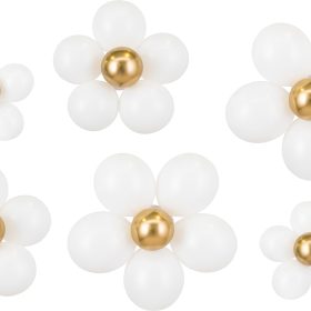 PARTYDECO Ballons-Set 40-50cm KBN1 Blumen 40-teilig