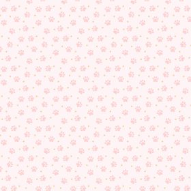 PARTYDECO Tischdecke 180x120cm OBP2 Pfoten rosa