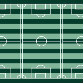 PARTYDECO Tischdecke 120x180cm OBS5 Fussballfeld