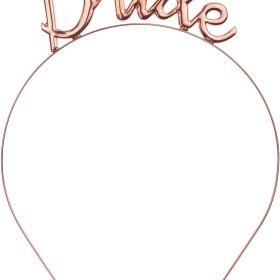 PARTYDECO Haarreif Onesize OP5-019R Bride, roségold