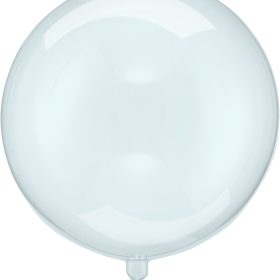 PARTYDECO Ballon 40cm ORB16-1-001 transparent blau