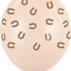 PARTYDECO Ballons 30cm SB14P3440226 Hufeisen 6 Stück