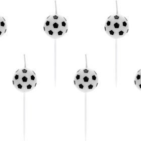 PARTYDECO Geburtstagskerzen 2.5cm SCS-2 Bälle 6 Stück