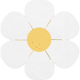 PARTYDECO Servietten 16x13.5cm SPK36 Gänseblümchen 12 Stück