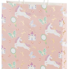 PARTYDECO Geschenktüte 24x10x32cm TNP38 Einhorn