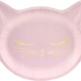 PARTYDECO Teller 20cm TPP42 Kätzchen 6 Stück