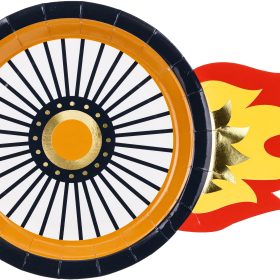 PARTYDECO Teller 18cm TPP86 Rad 6 Stück